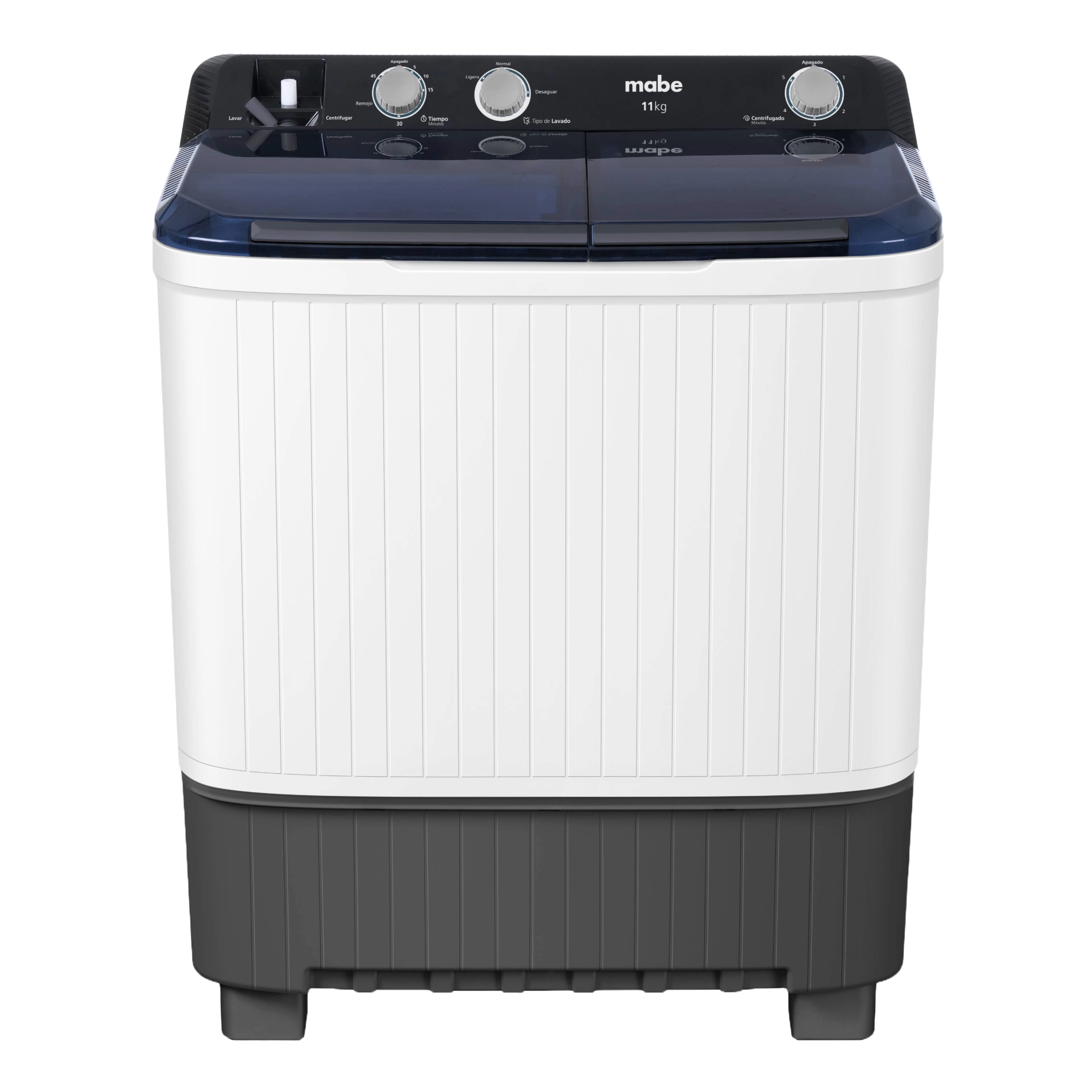 LAVADORA 11KG 2 TINAS BLA MABE