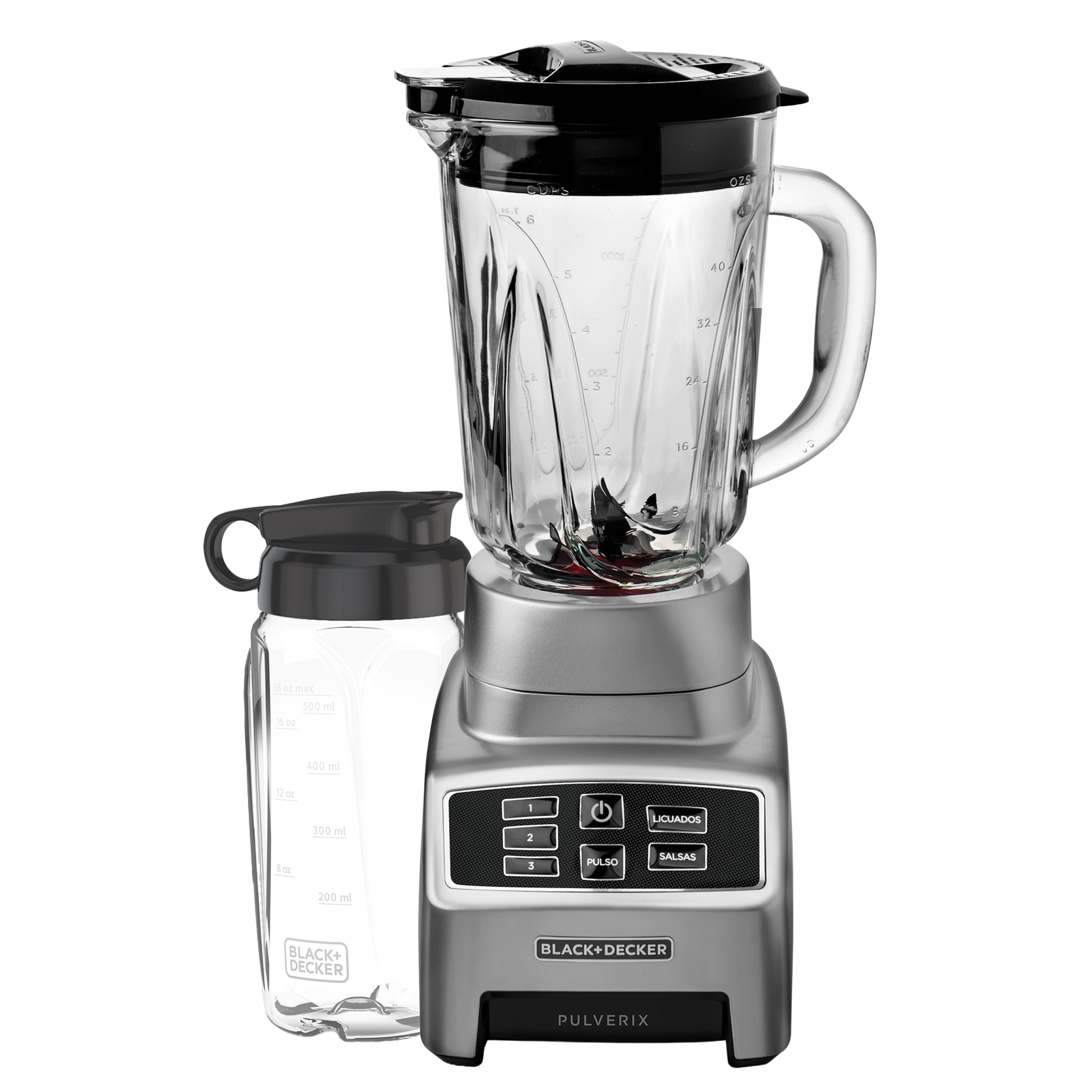 LICUADORA 700W 1.5L METAL PLATEADO