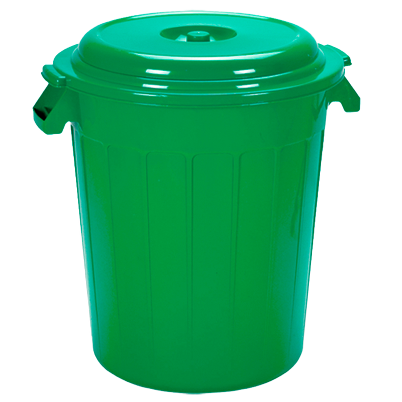 TANQUE 80L VERDE OSCURO C/TAPA COLPLAST