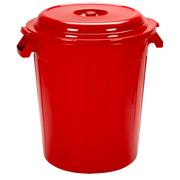 TANQUE 80L ROJO CON TAPA COLPLAST