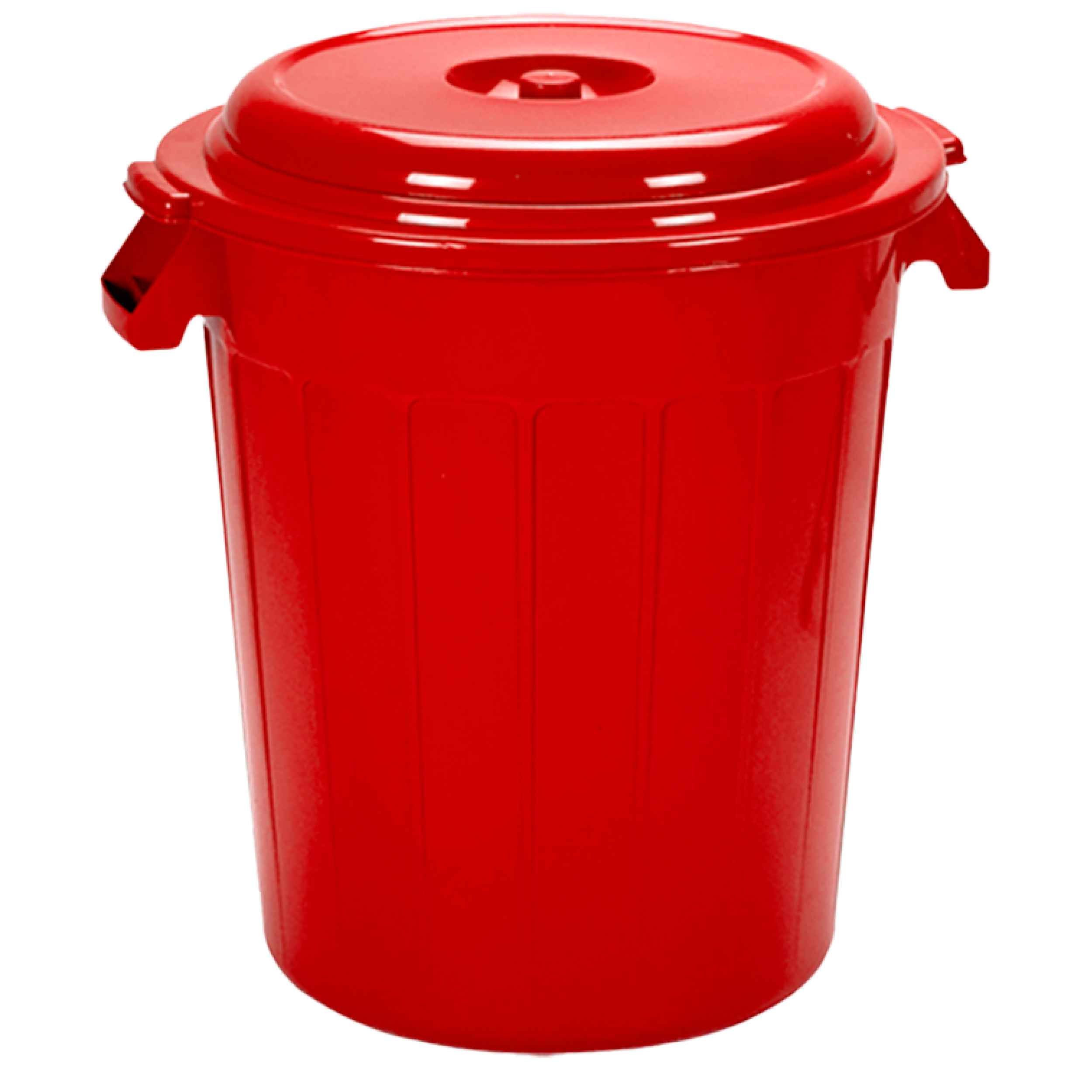 TANQUE 80L ROJO CON TAPA COLPLAST
