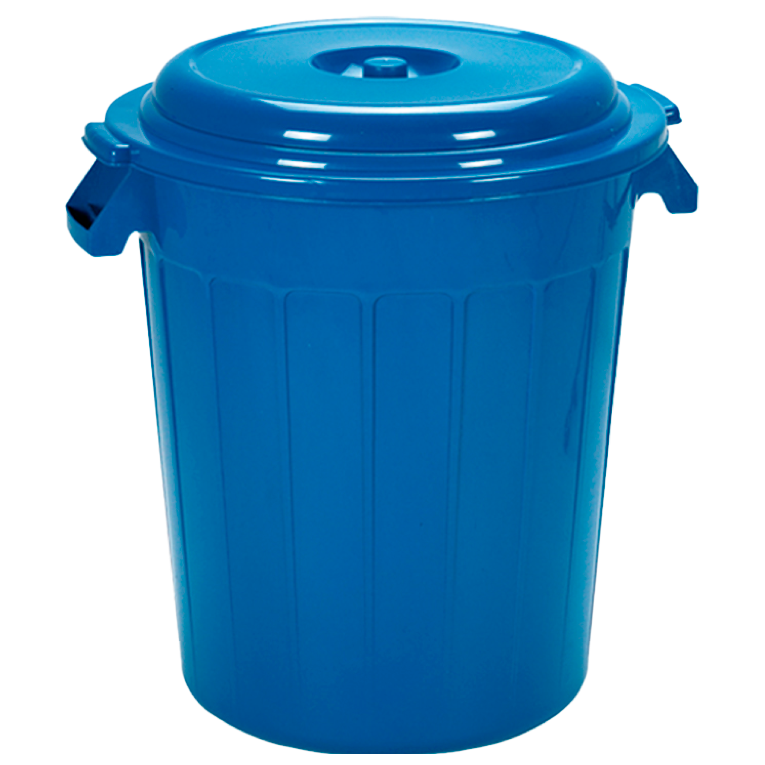 TANQUE 80L AZUL OSCURO CON TAPA COLPLAST
