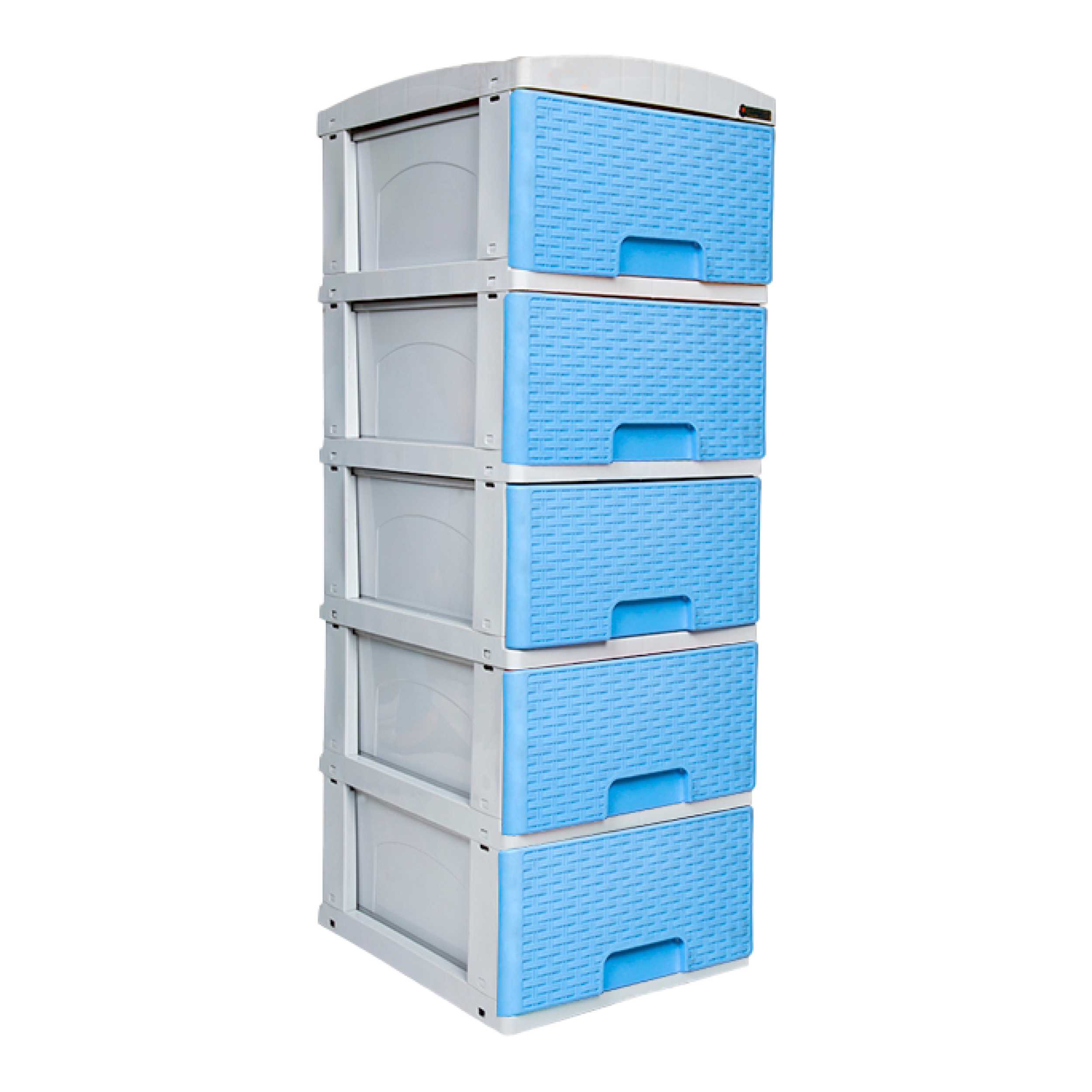 PRACTIMUEBLE PEQ X5 RATTAN AZUL