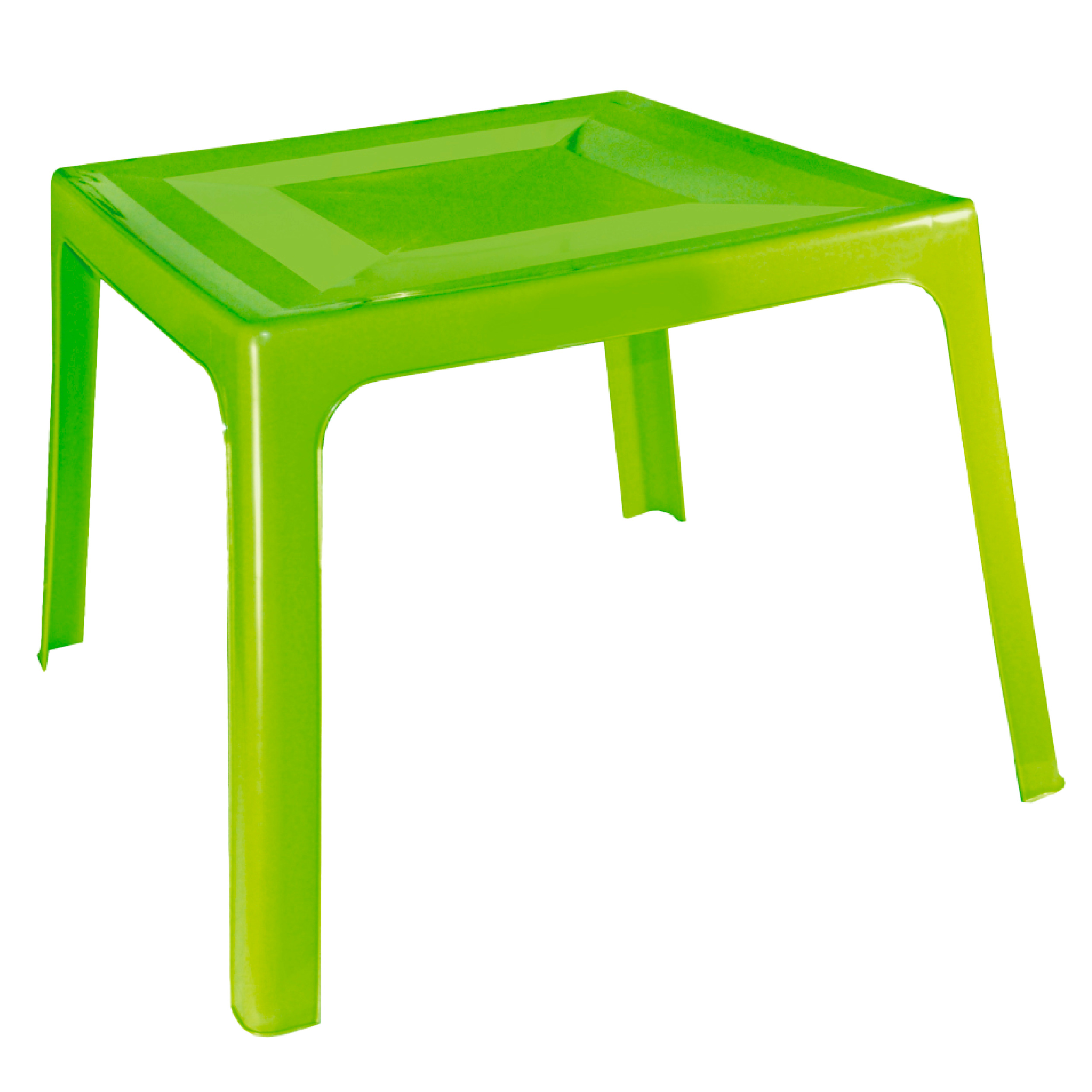 MESA INFANTIL VERDE LIMON U/E 25