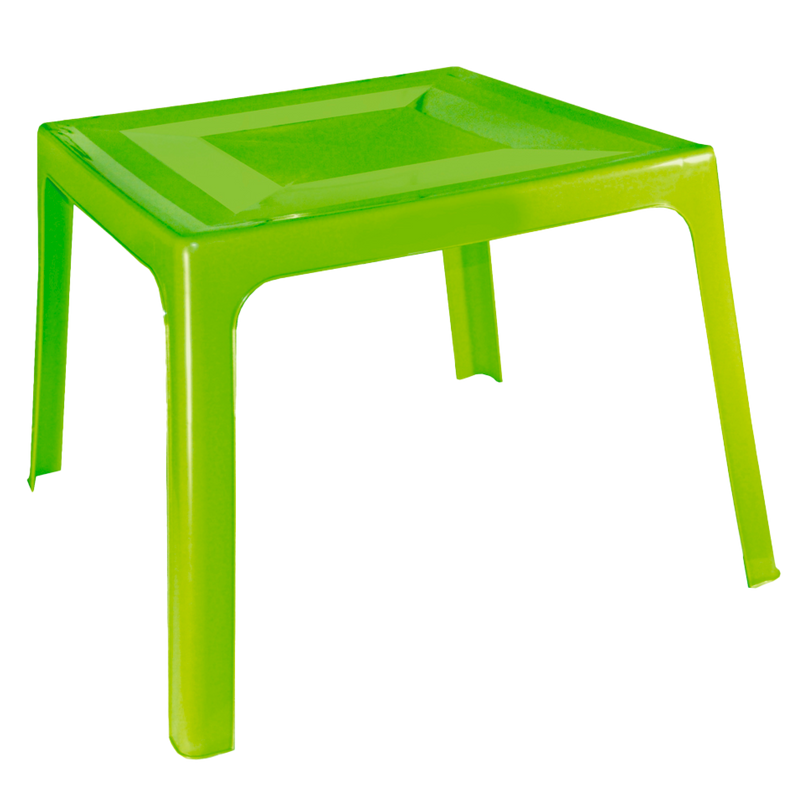 MESA INFANTIL VERDE LIMON U/E 25