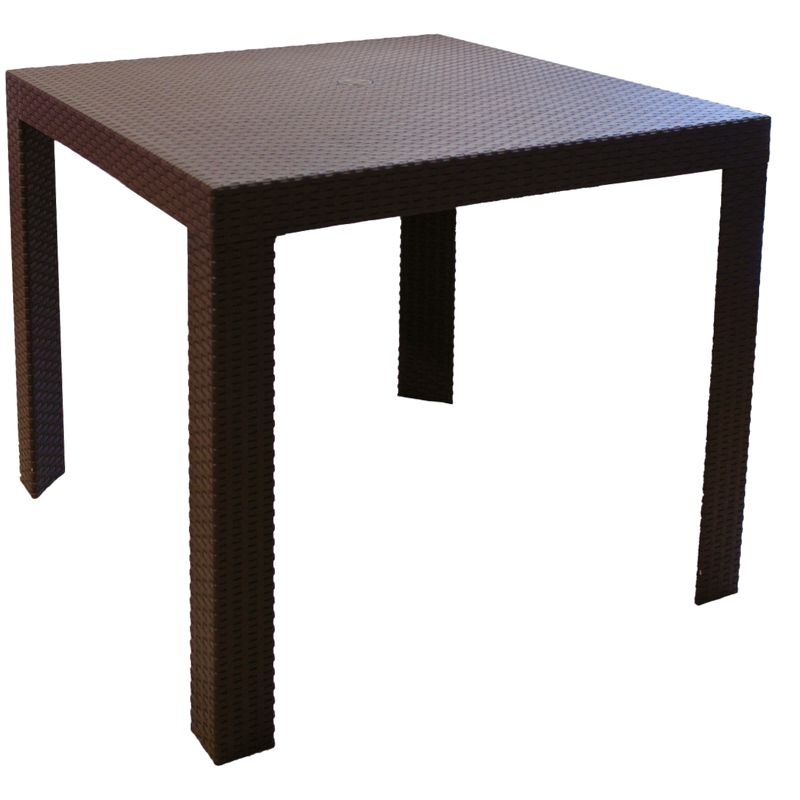MESA CORAL RATTAN WENGUE COLPLAST