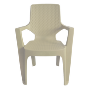 SILLA REGGINA C/BRAZO RATTAN AVELLANA