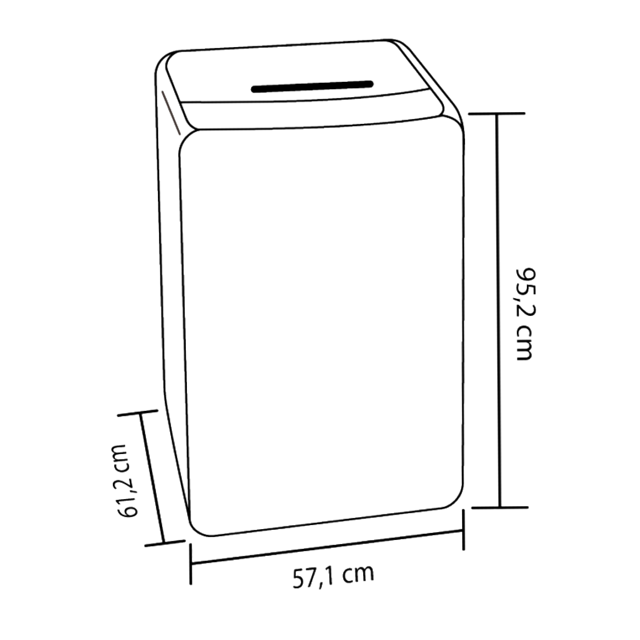 LAVADORA 11KG DIGITAL PFD HACEB
