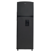 Nevera HACEB No Frost Congelador Superior 294 Litros con Dispensador de Agua Manija Integrada Inverter Negro Esmeralda