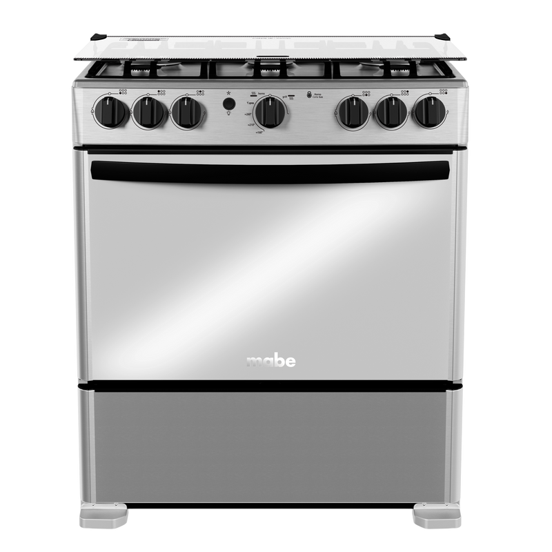 COCINA 76CM INOX GAS MABE