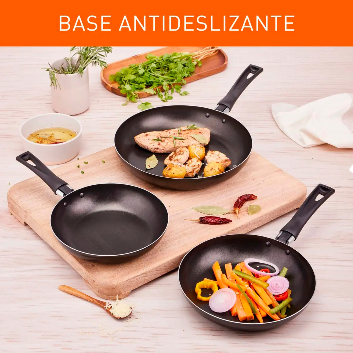 JGO SARTEN 3PZ 18-20-24CM IMUSA