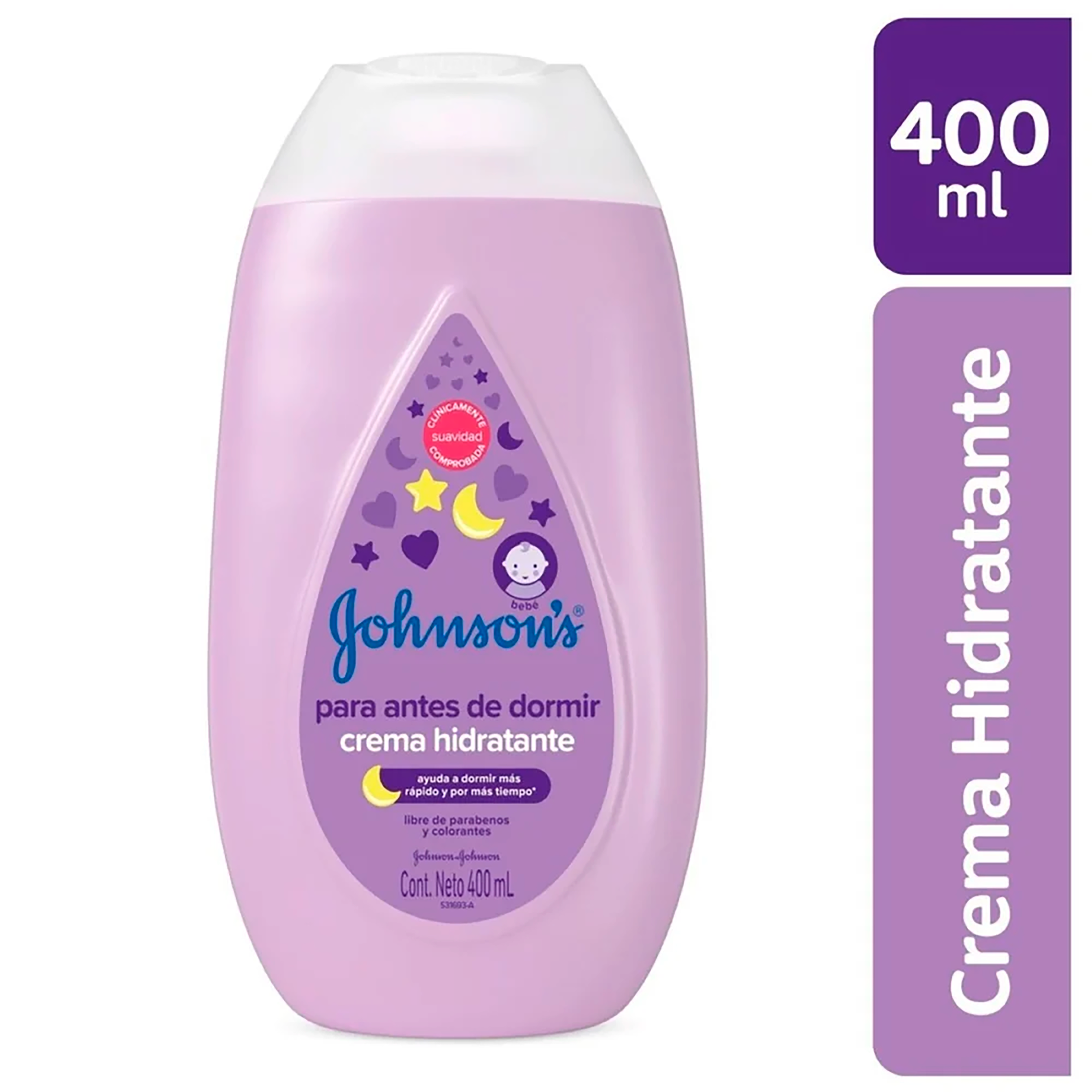 CREMA LIQUIDA JOHNSON'S® ANTES DE DORMIR X400ML