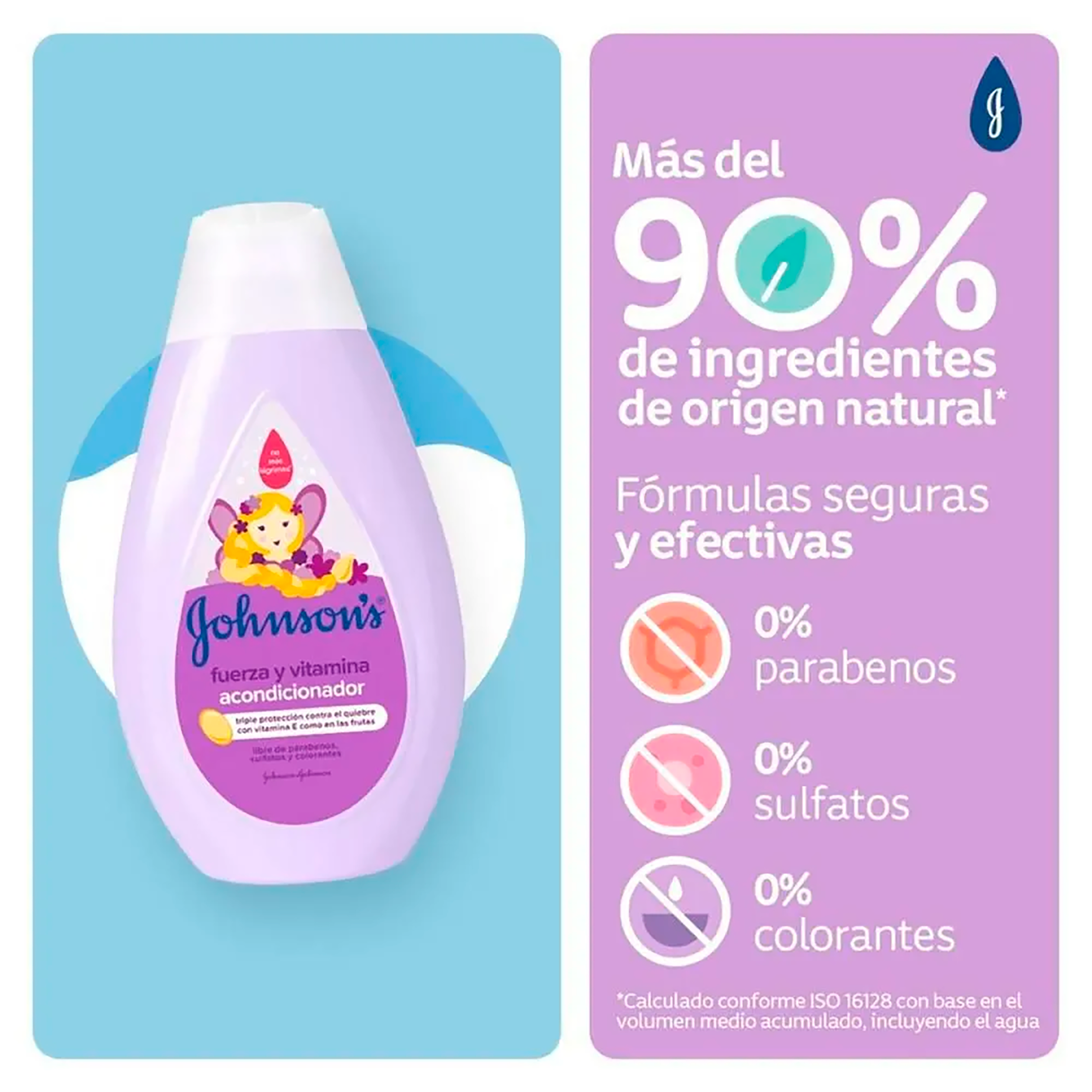 AOCNDICIONADOR JOHNSON'S®  FUERZA Y VITAMINA X400ML