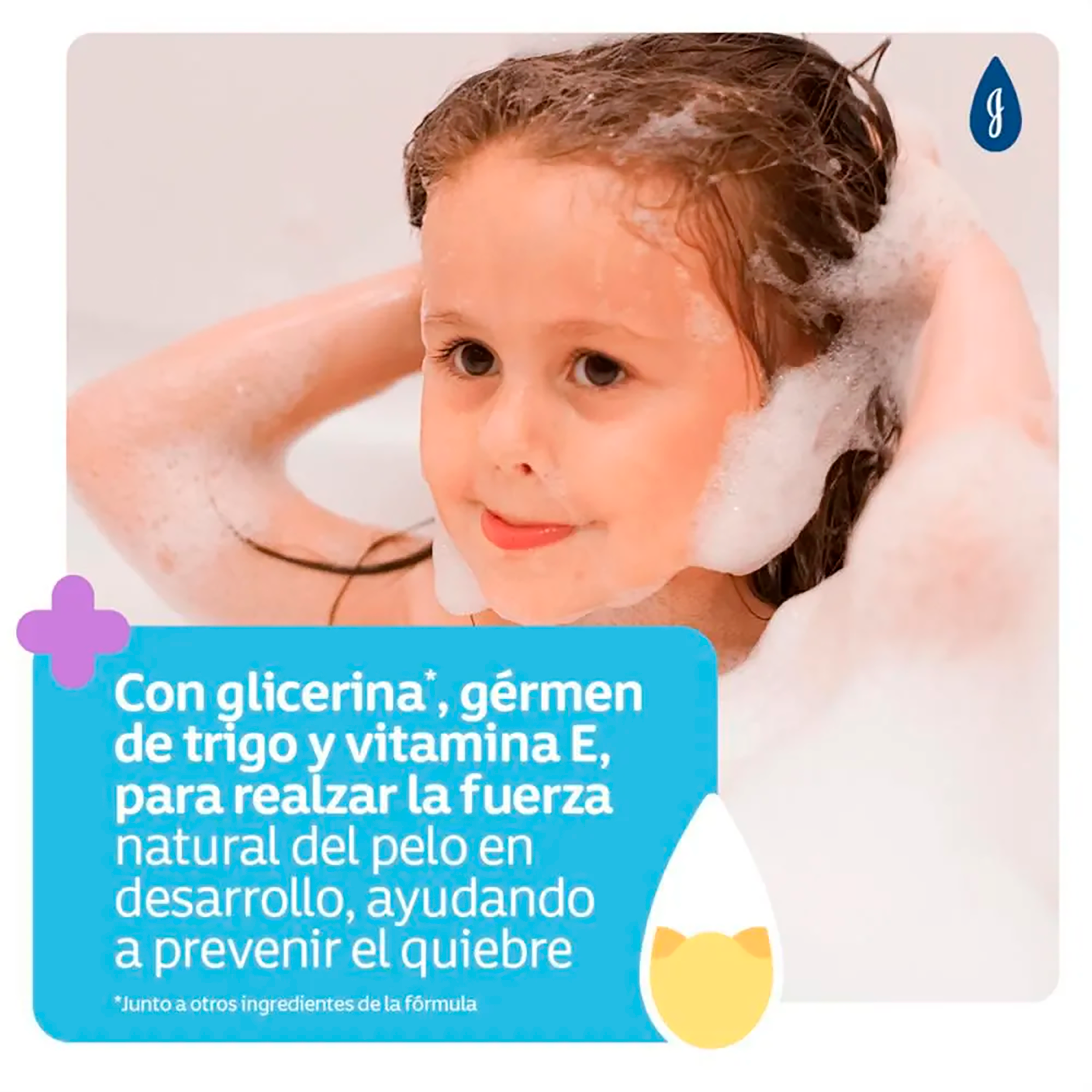 SHAMPOO JOHNSON'S®  FUERZA Y VITAMINA X1000ML