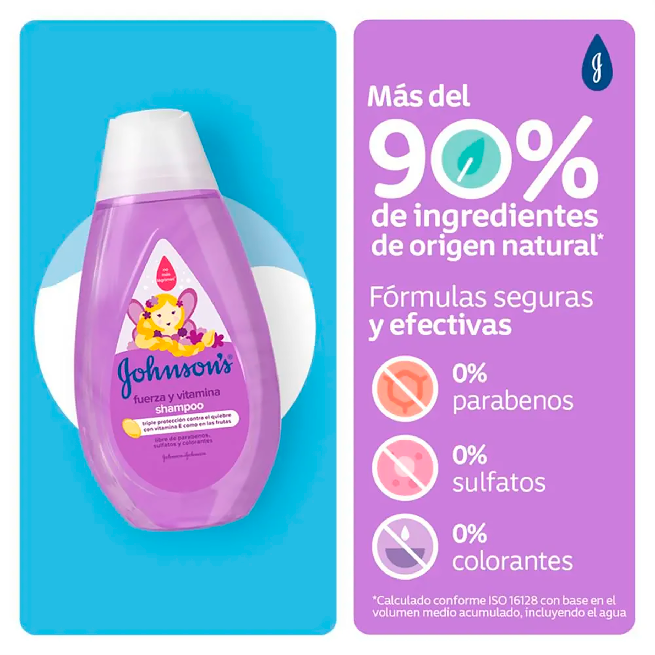 SHAMPOO JOHNSON'S®  FUERZA Y VITAMINA X750ML