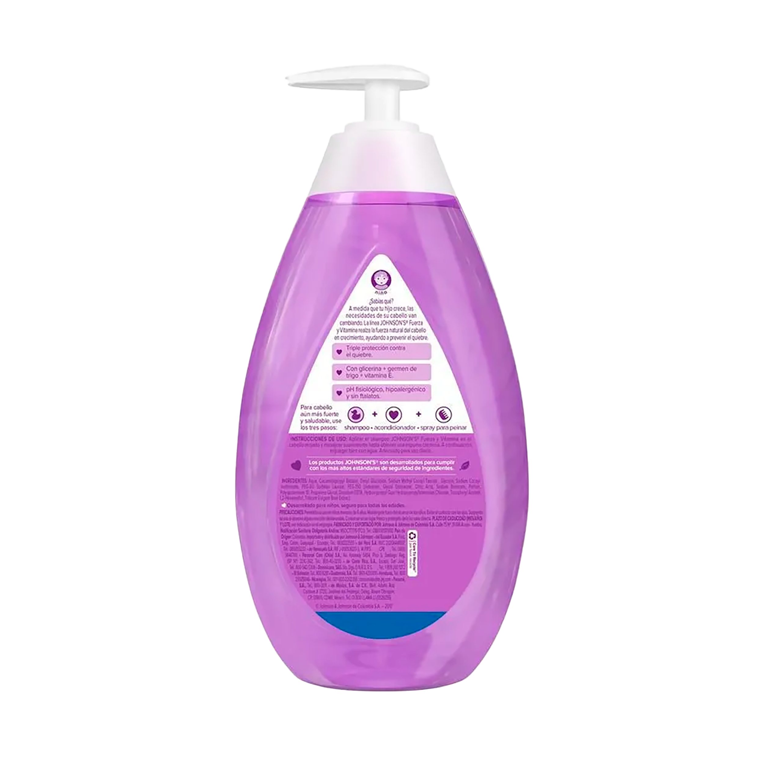 SHAMPOO JOHNSON'S®  FUERZA Y VITAMINA X750ML