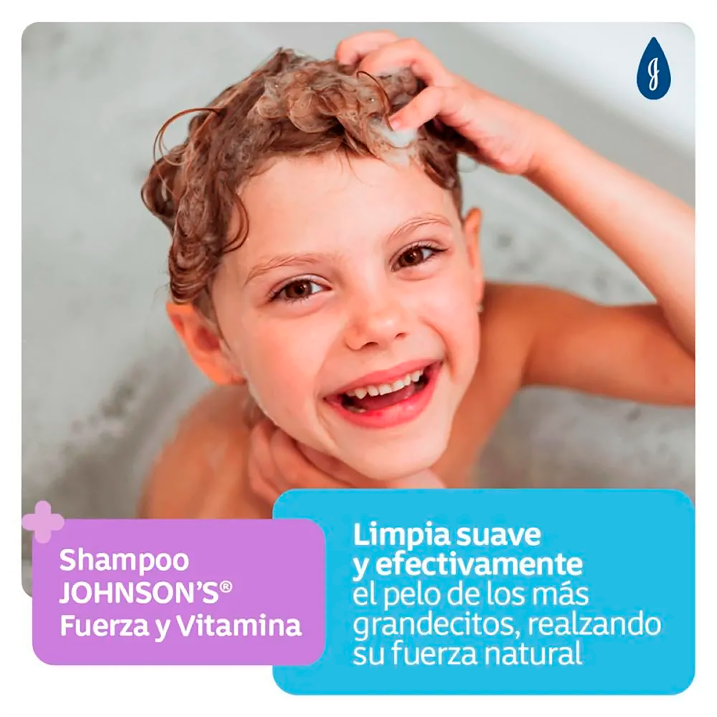 SHAMPOO JOHNSON'S®  FUERZA Y VITAMINA X1000ML