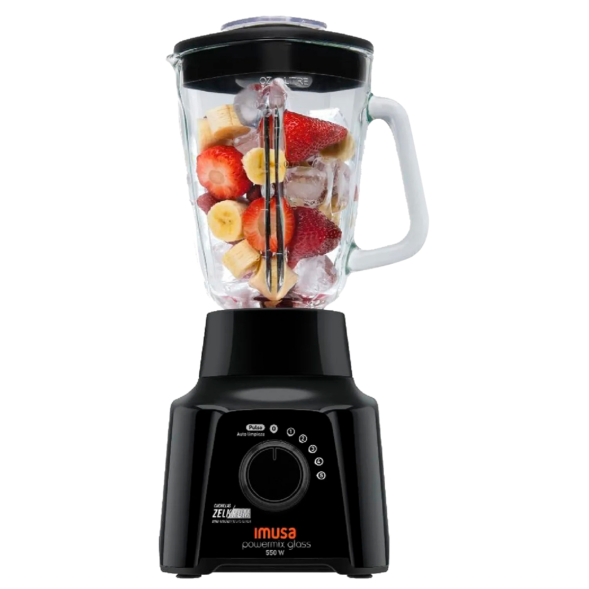 LICUADORA POWERMIX GLASS 5V NG CO IMUSA