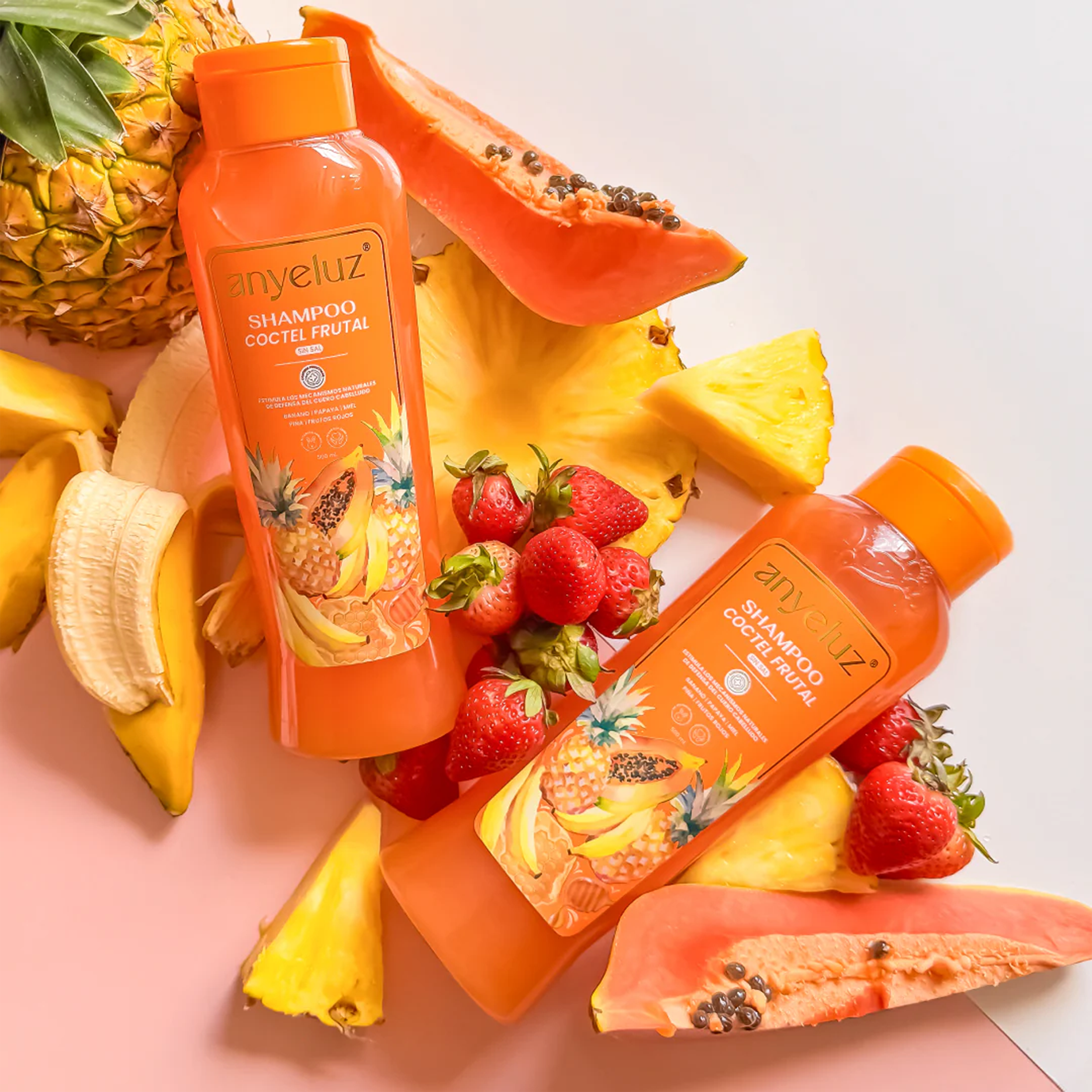 SHAMPOO COCTEL DE FRUTAS 500ML ANYELUZ