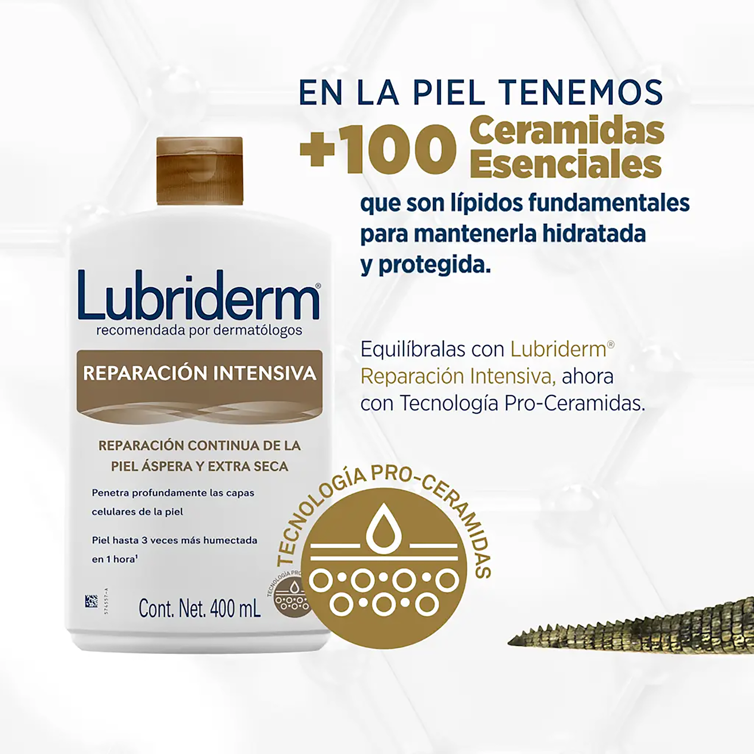 CREMA CORPORAL LUBRIDERM® REPARACION INTENSIVA 400ml