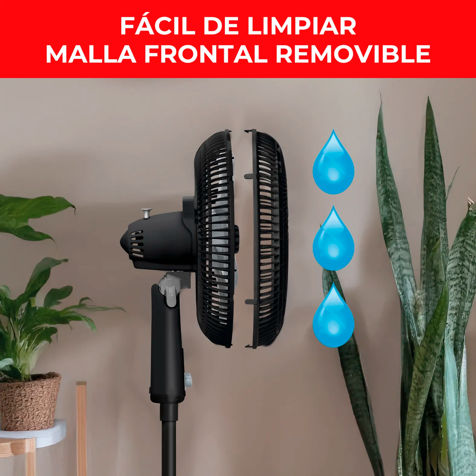 VENTILADOR TURBO POWER PEDESTAL NEG SAMU