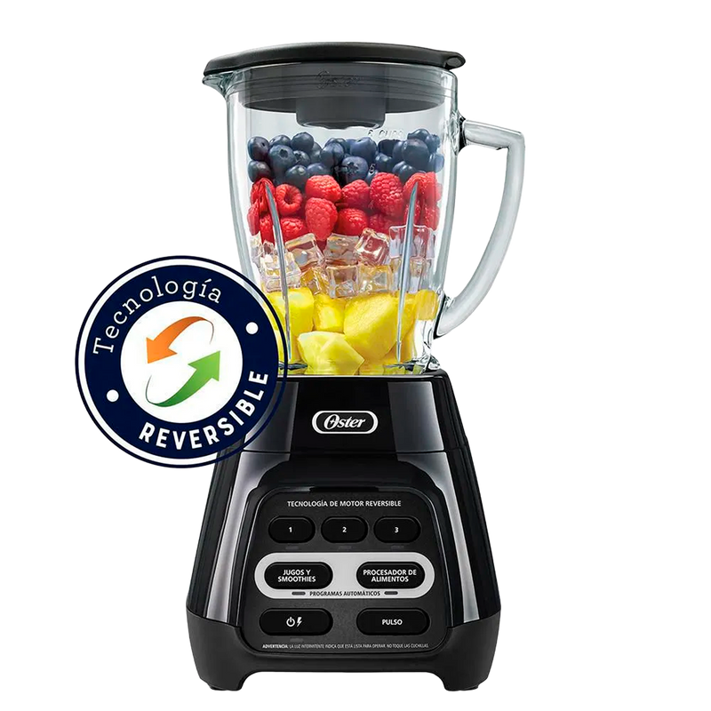 LICUADORA REVERSIBLE 1.5L V/V NEGRA OSTE