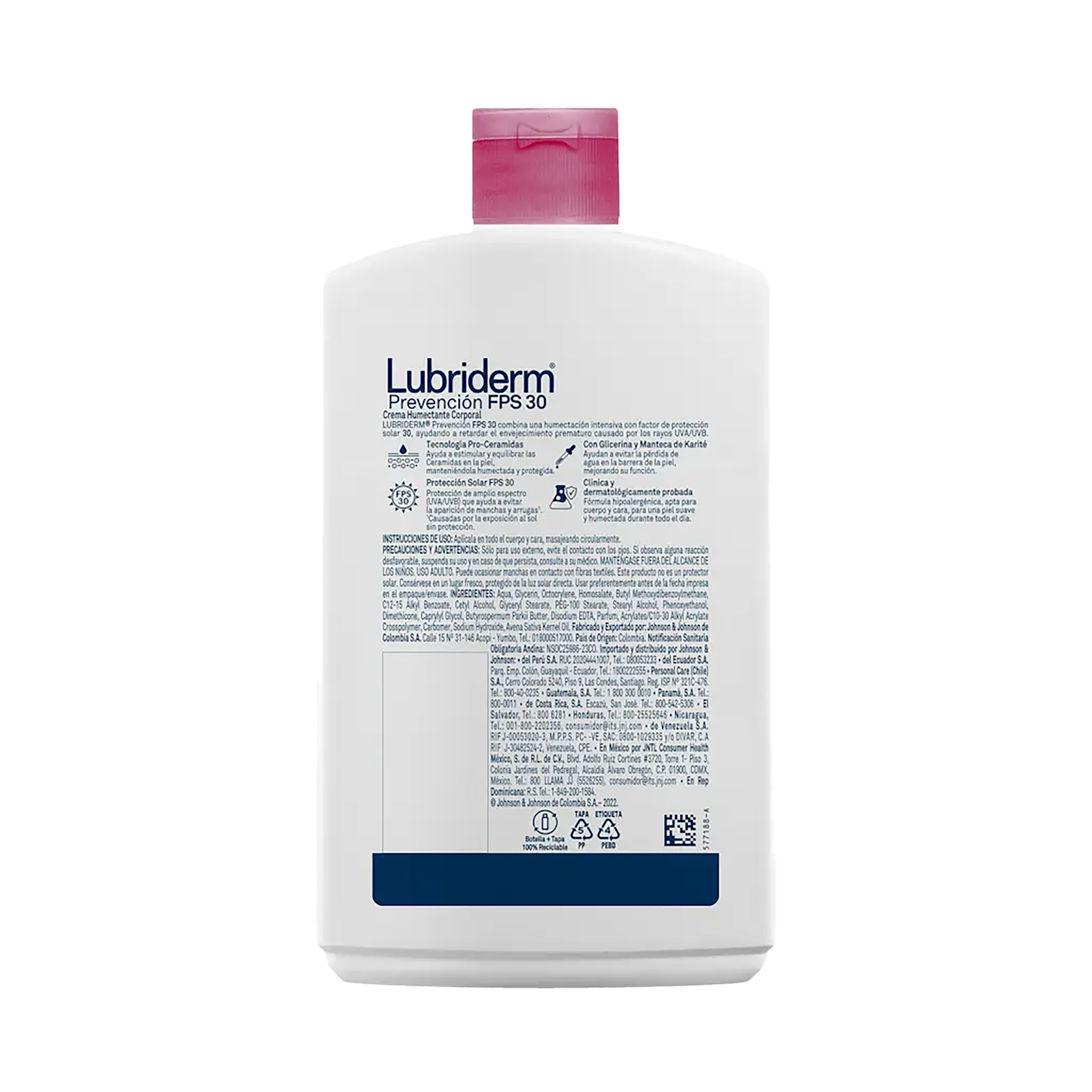 CREMA CORPORAL LUBRIDERM® PREVENCIÒN FPS 30