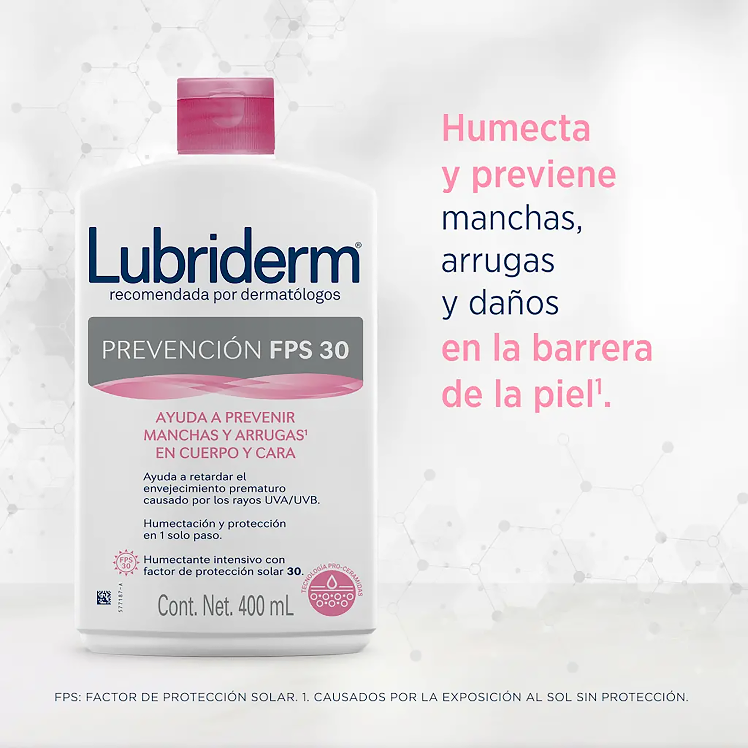CREMA CORPORAL LUBRIDERM® PREVENCIÒN FPS 30