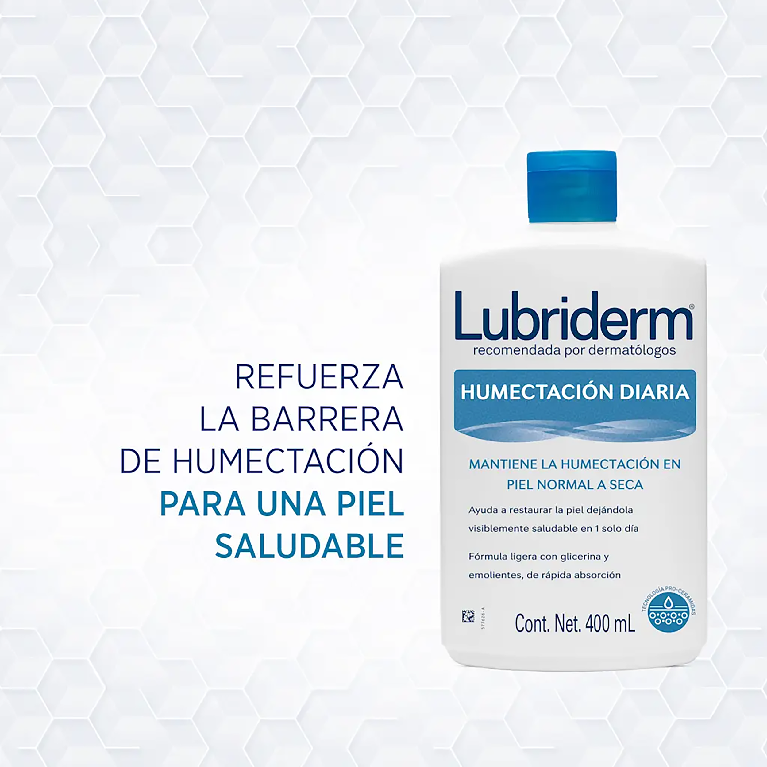 CREMA CORPORAL LUBRIDERM ® HUMENTACIÒN DIARIA 400ml