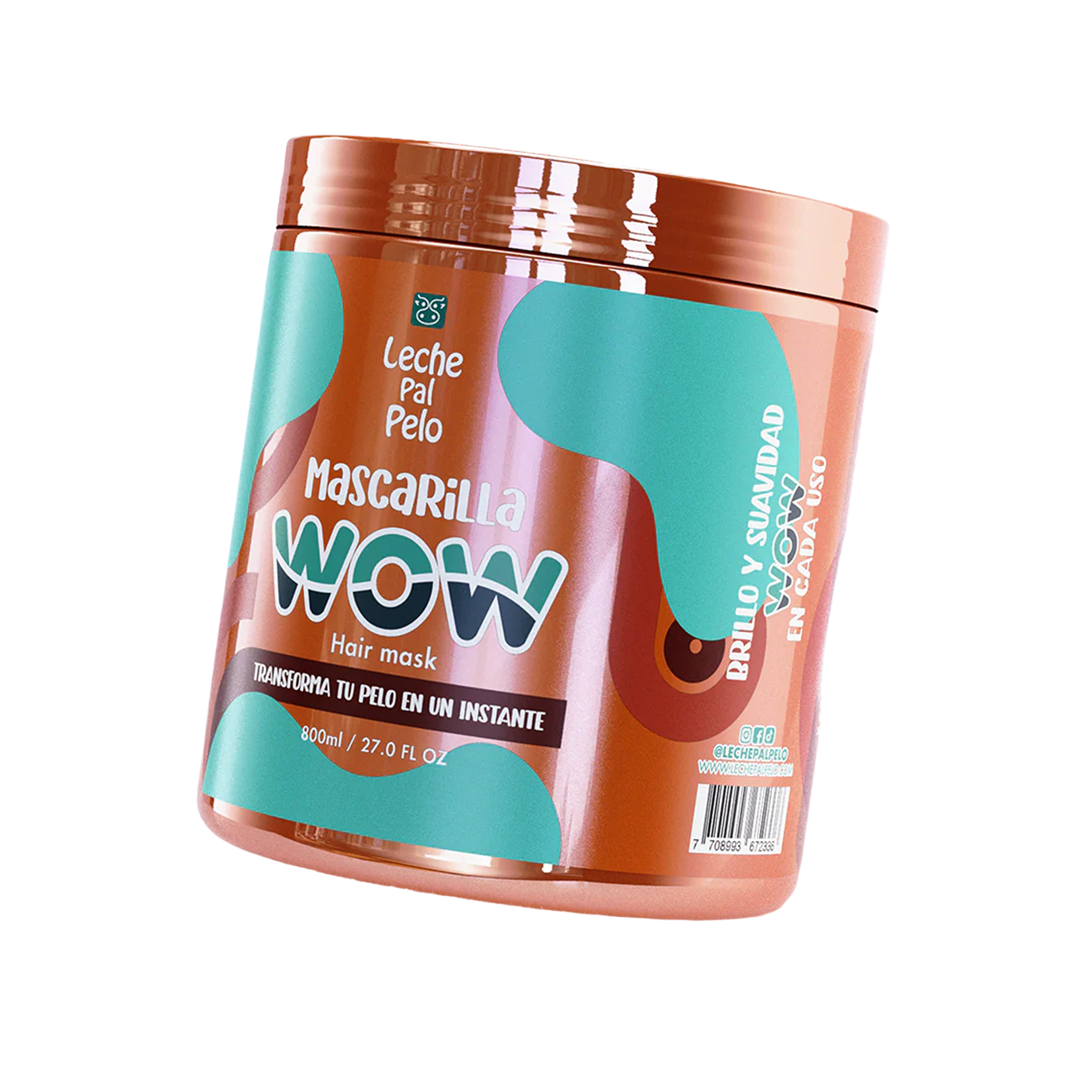 MASCA EFECTO WOW 800ML LECHE PAL PELO