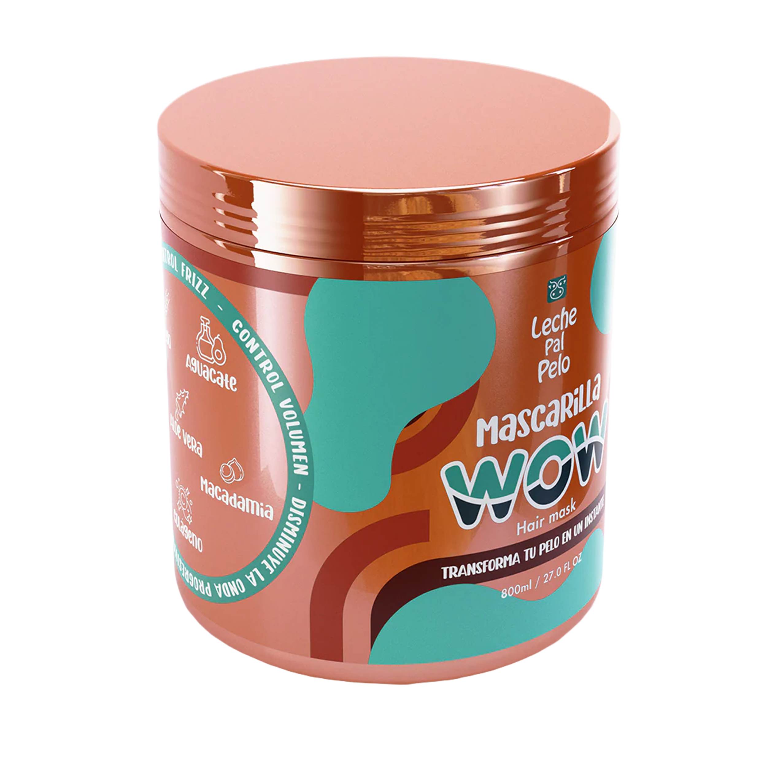 MASCA EFECTO WOW 800ML LECHE PAL PELO