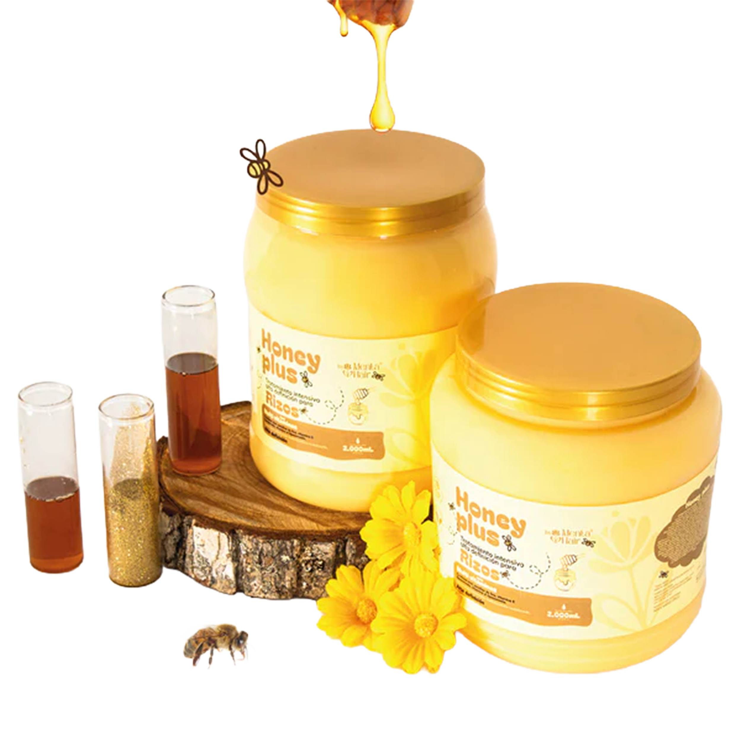 BOMBONERA HONEY PLUS RIZOS X2000ML MENTA
