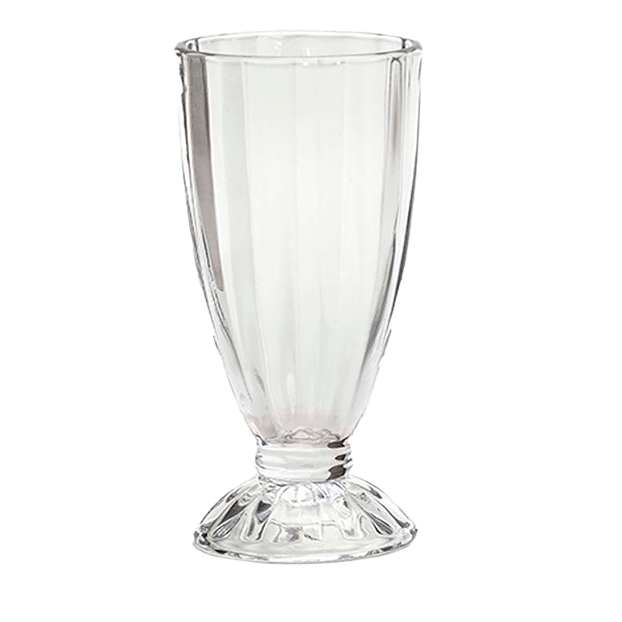 SET 6 VASOS VIDIRIO CON BASE 12OZ ALUMAR