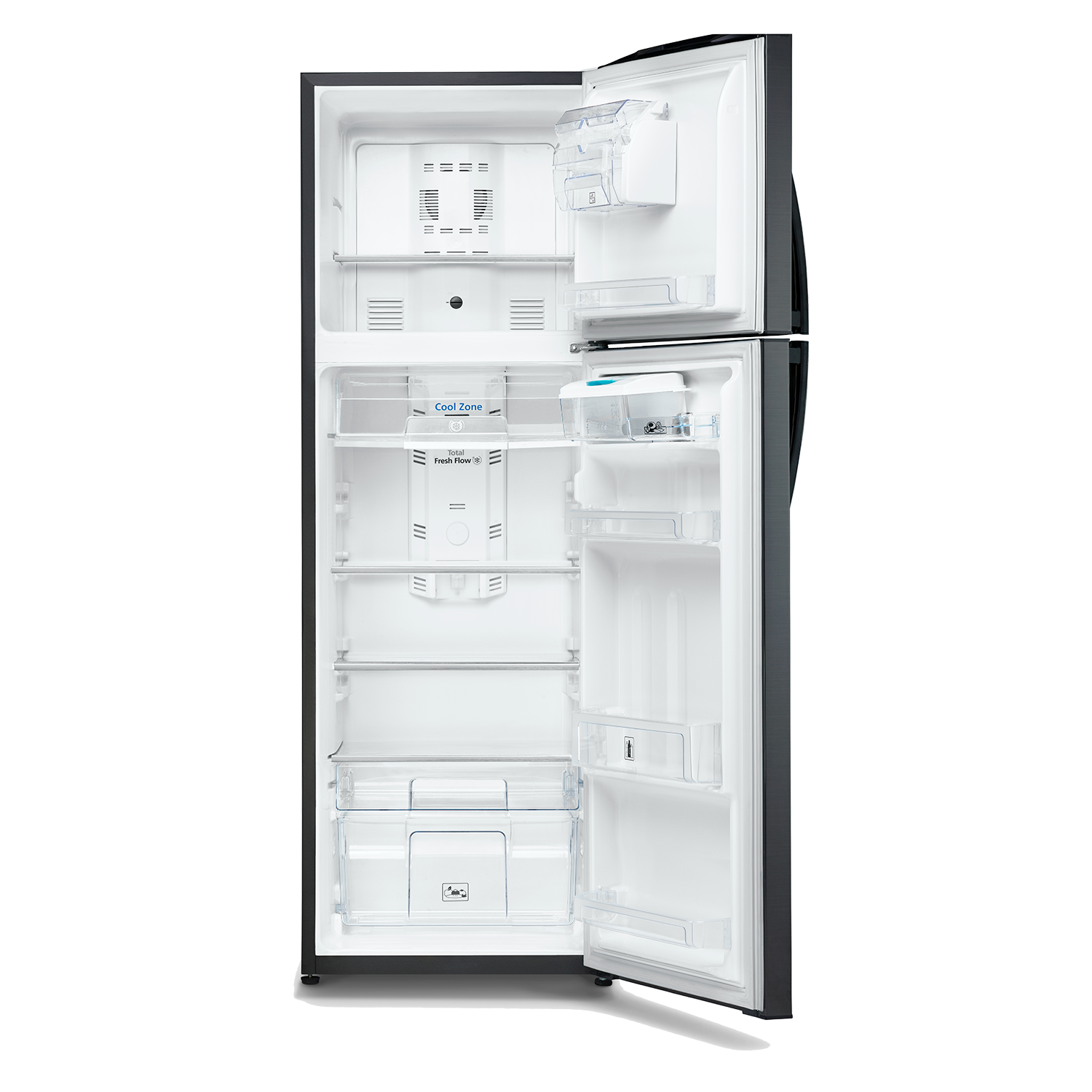 Nevera No Frost 313 L Brutos Black Steel Mabe - RMA313FXCC