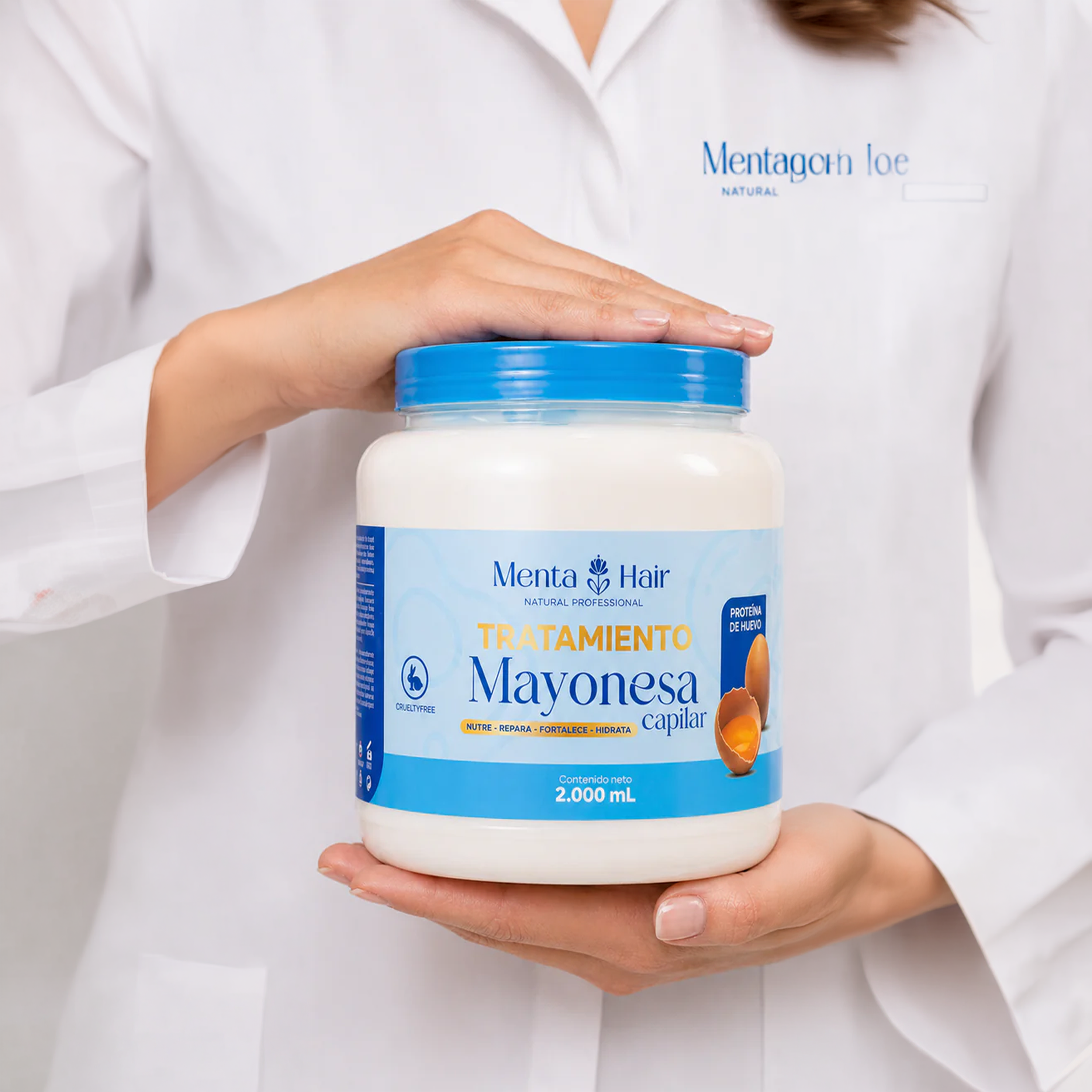 TRAT CAPILAR MAYONESA X2000ML MENTA HAIR
