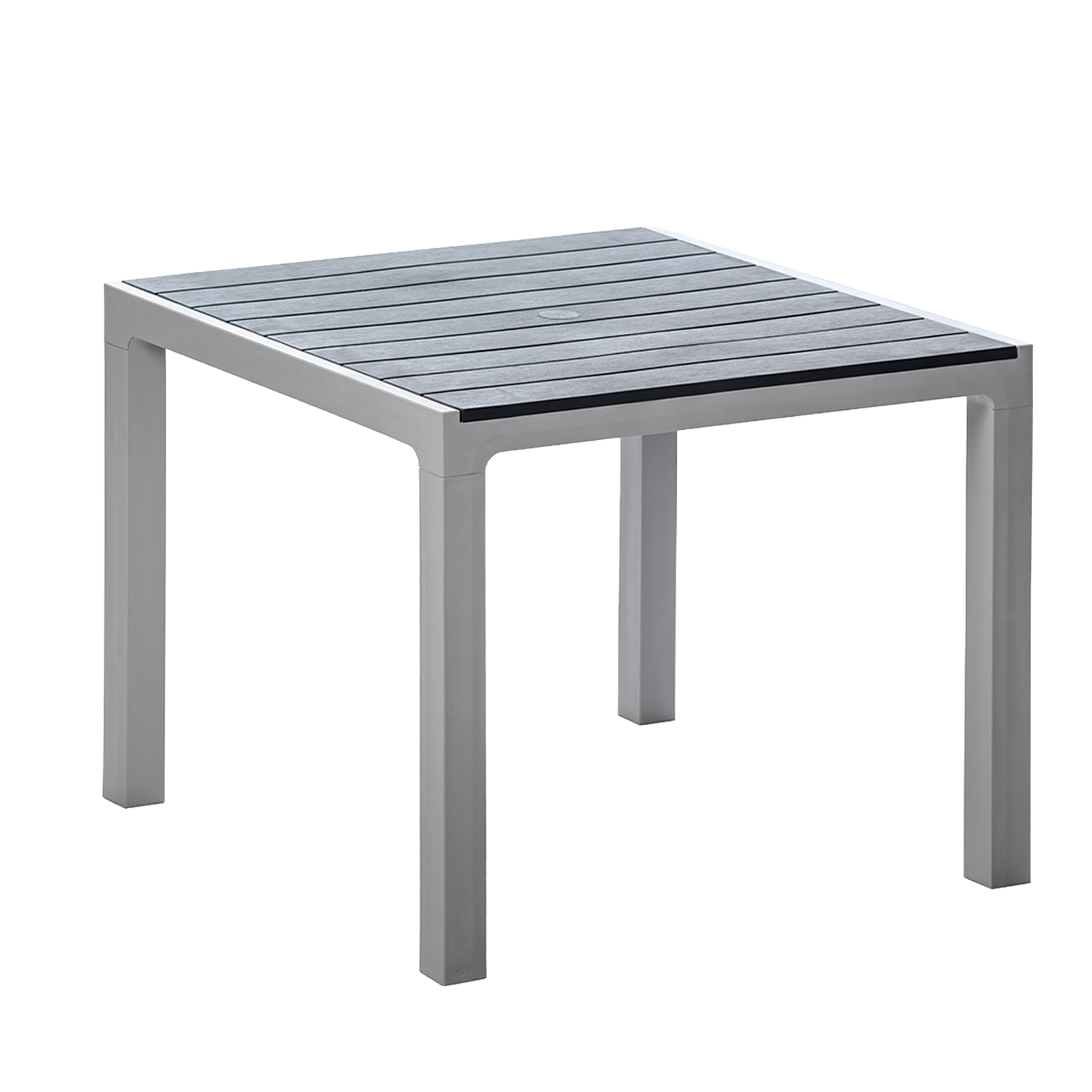 MESA MADEIRA CUADRADA CUARZO MQ