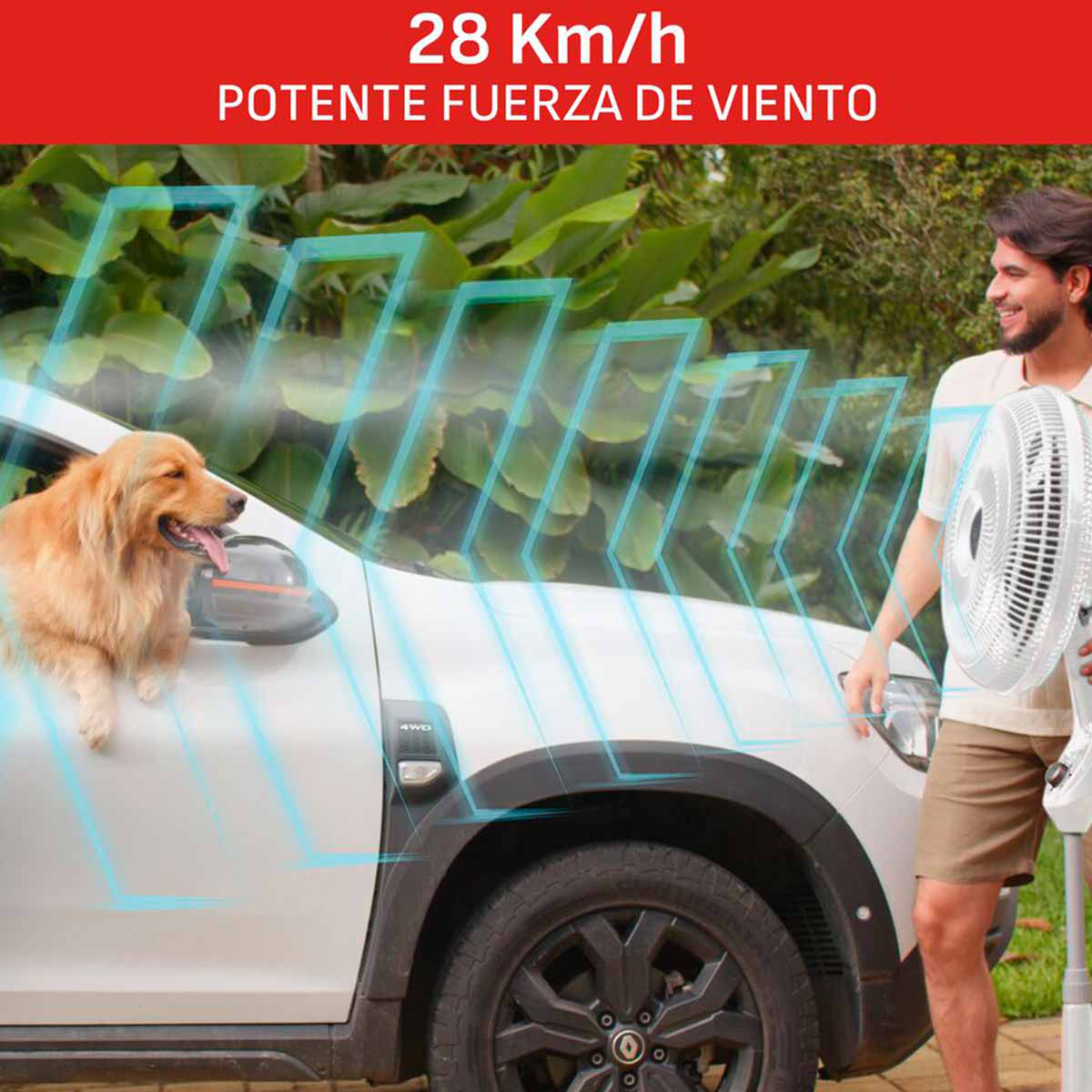 VENTILADOR EXTREMO 2EN1 18 BL SAMURAI