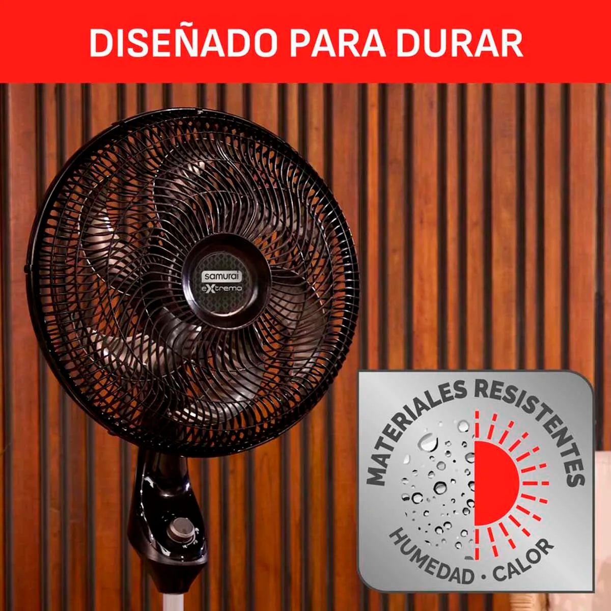 VENTILADOR EXTREMO 2EN1 18 NG SAMURAI