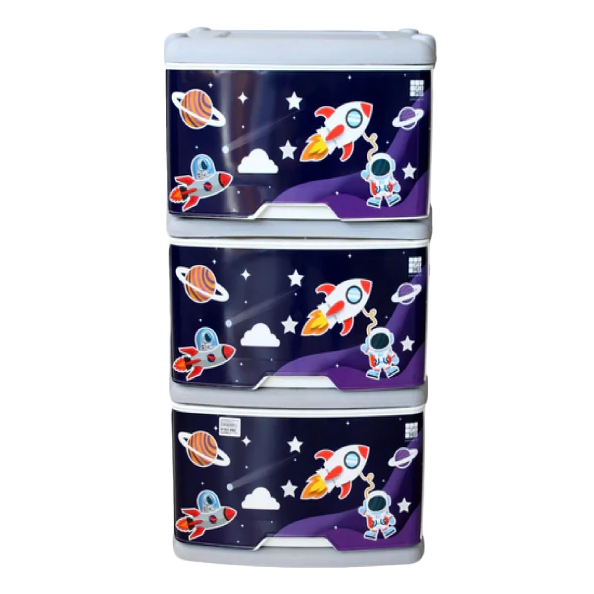 MUEBLE ORGAN x3 ASTRONAUTA LUMINOSO GRIS