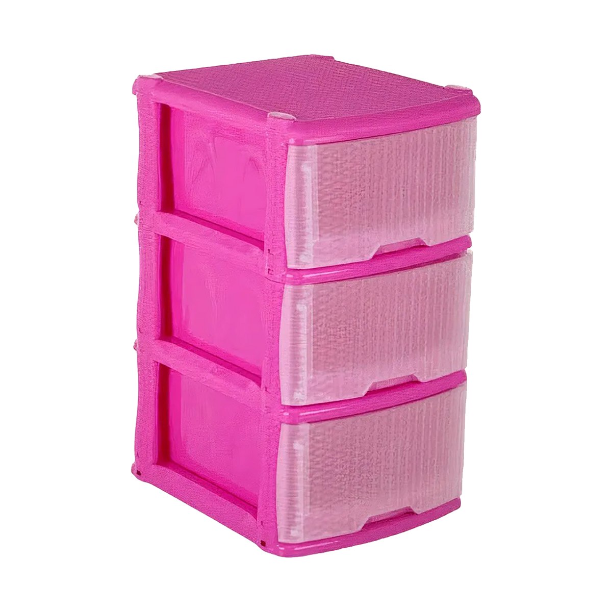 MUEBLE ORG RATTAN X3 FUCSIA/NATURAL