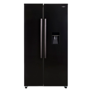 Nevecón HACEB Side by Side 529 Litros Sin Escarcha Manija Externa Panel Digital Inverter Negro