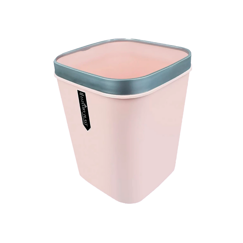 PAPELERA CON PISABOLSA ROSA LUXURY