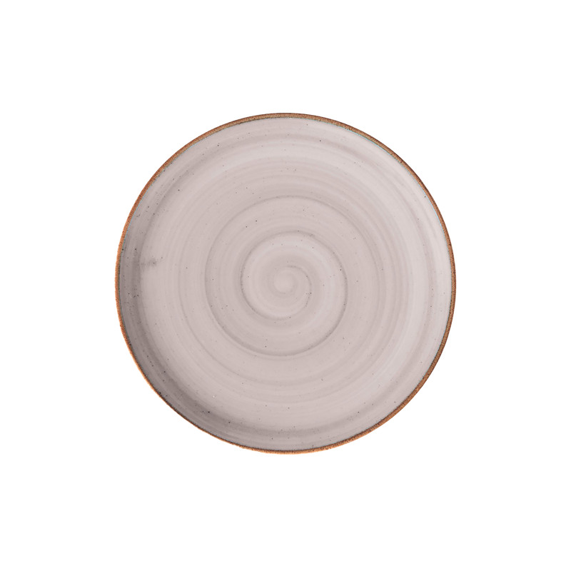 PLATO PANDO 27.7CM CAOBA GRIS CORONA