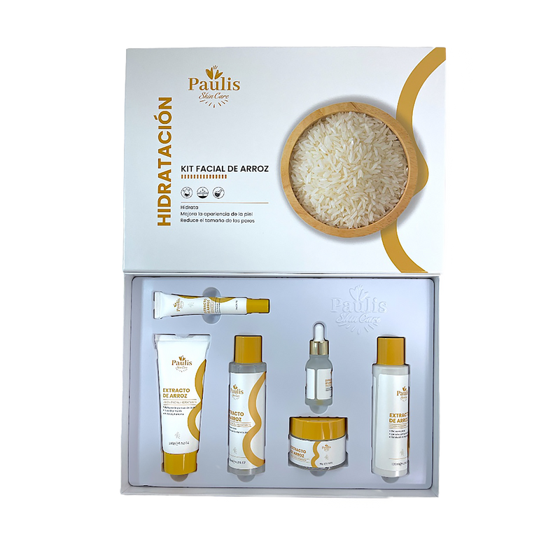 KIT FACIAL DE ARROZ MEGACOSMETICO