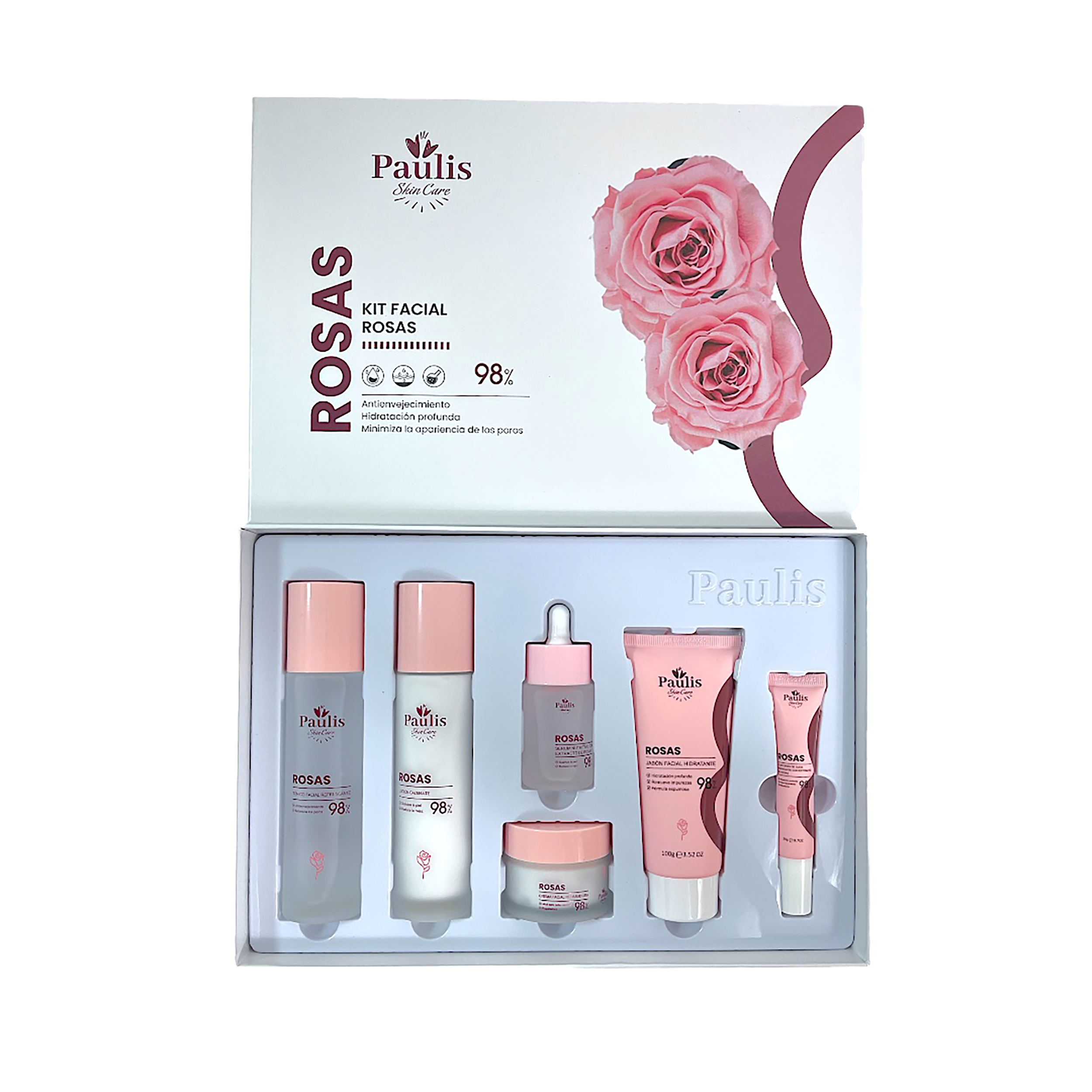 KIT FACIAL EXTRACTO DE ROSAS