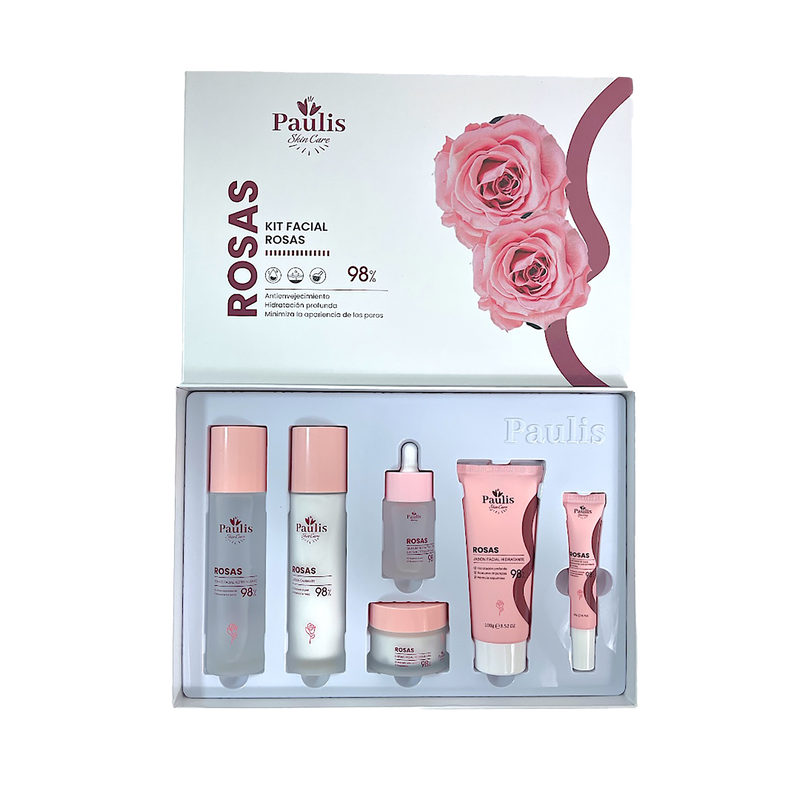 KIT FACIAL EXTRACTO DE ROSAS