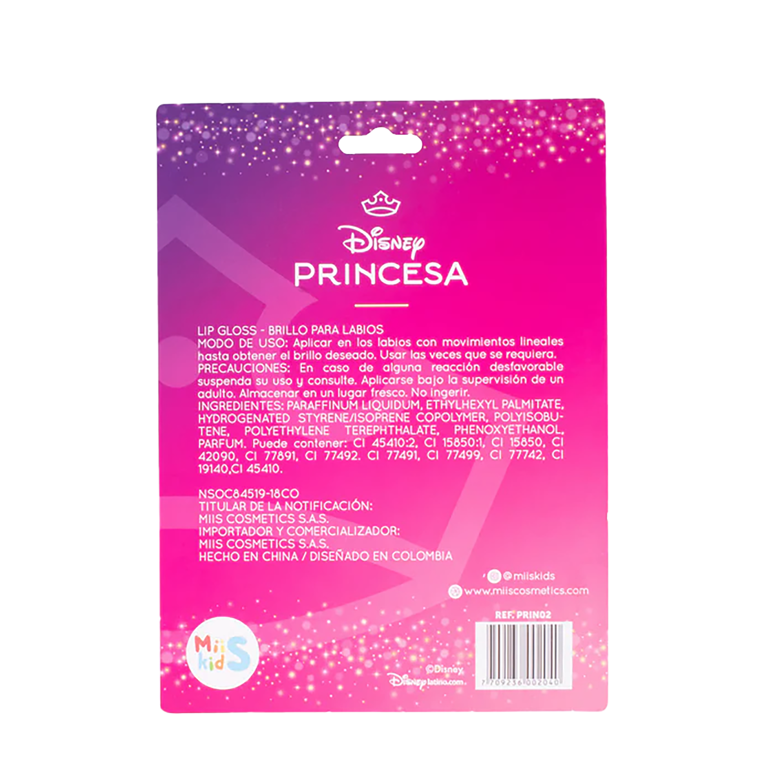 SET BRILLOS PRINCESAS