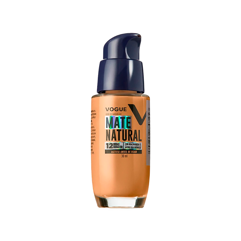 BASE LIQUIDA MATE NATURAL PANELA VOGUE