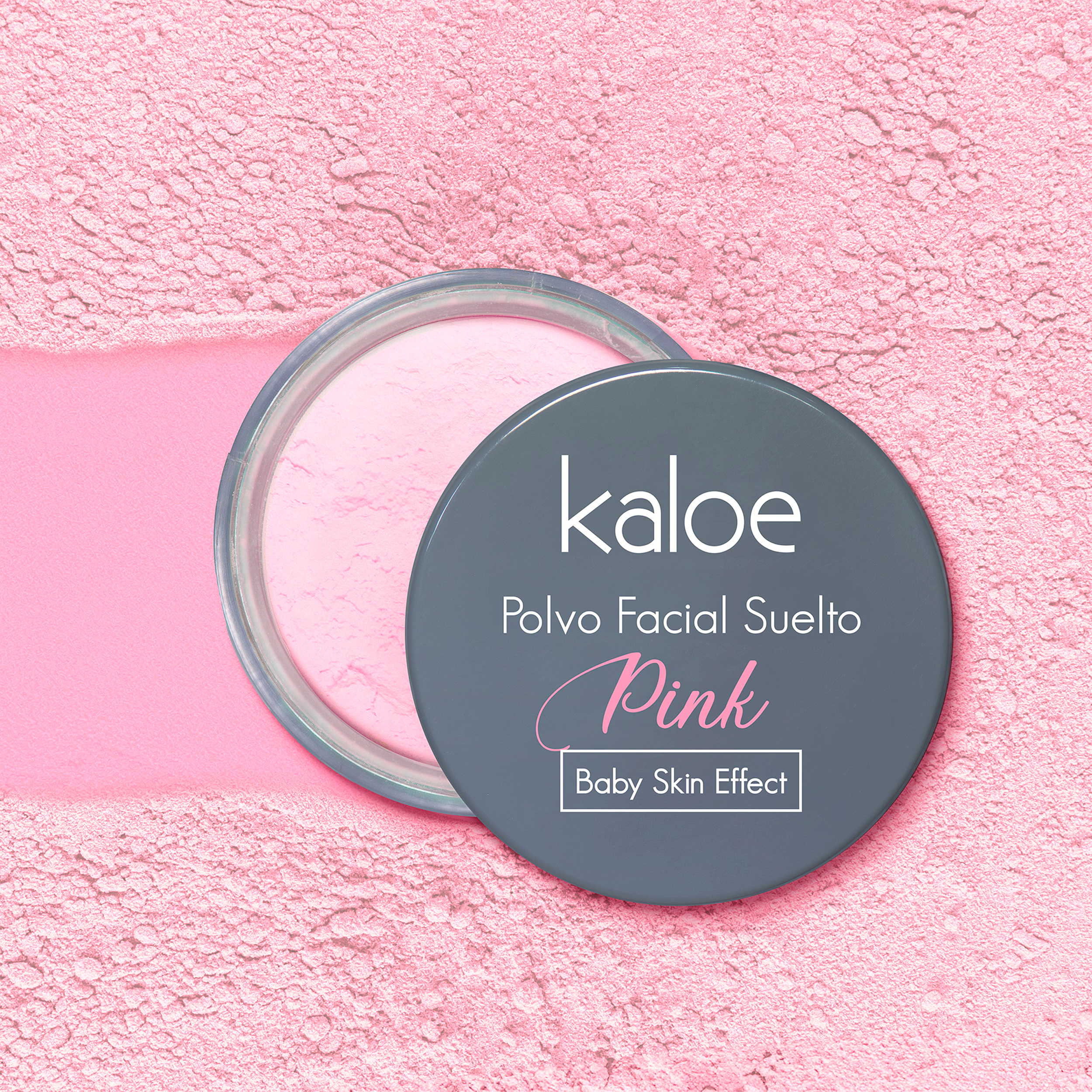 POLVO FACIAL SUELTO KALOE PINK