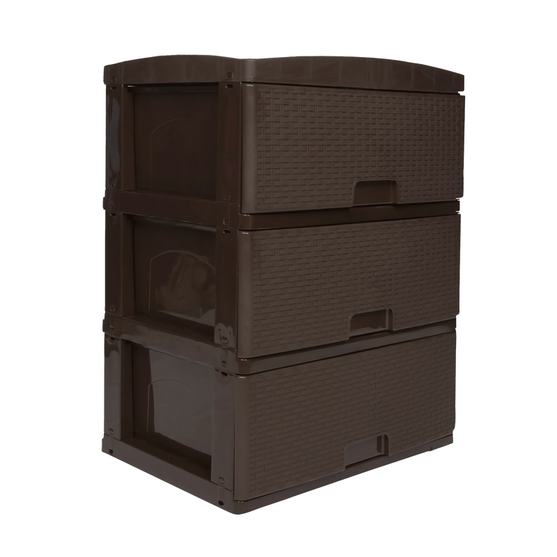 Practimueble Grande X 3 Rattan Wengue Colplast